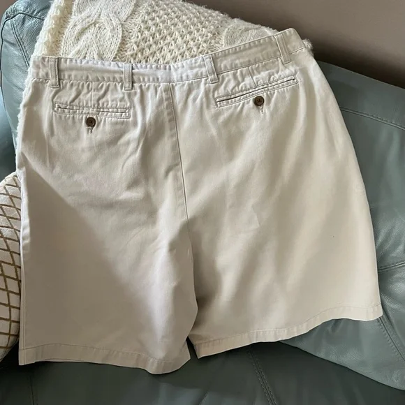 Mens PRESWICK & MOORE Cotton PLEATED Golf CASUAL SHORTS Size 36 - Picture 2 of 9